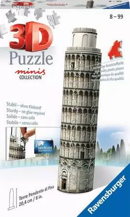 3D Puzzle Mini Schiefer Turm von Pisa