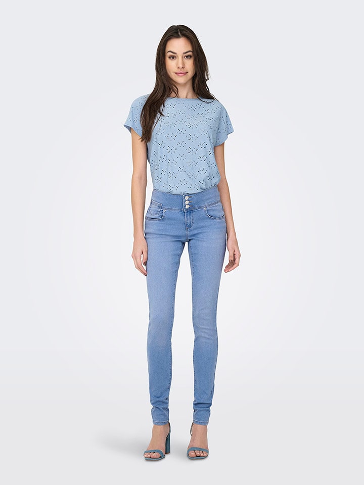 ONLY Shirt in Hellblau günstig kaufen