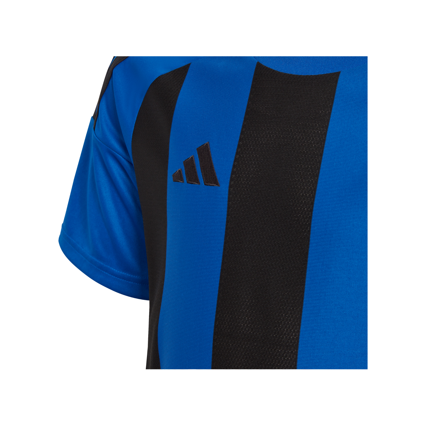 adidas Striped 24 Trikot Kids Blau Schwarz