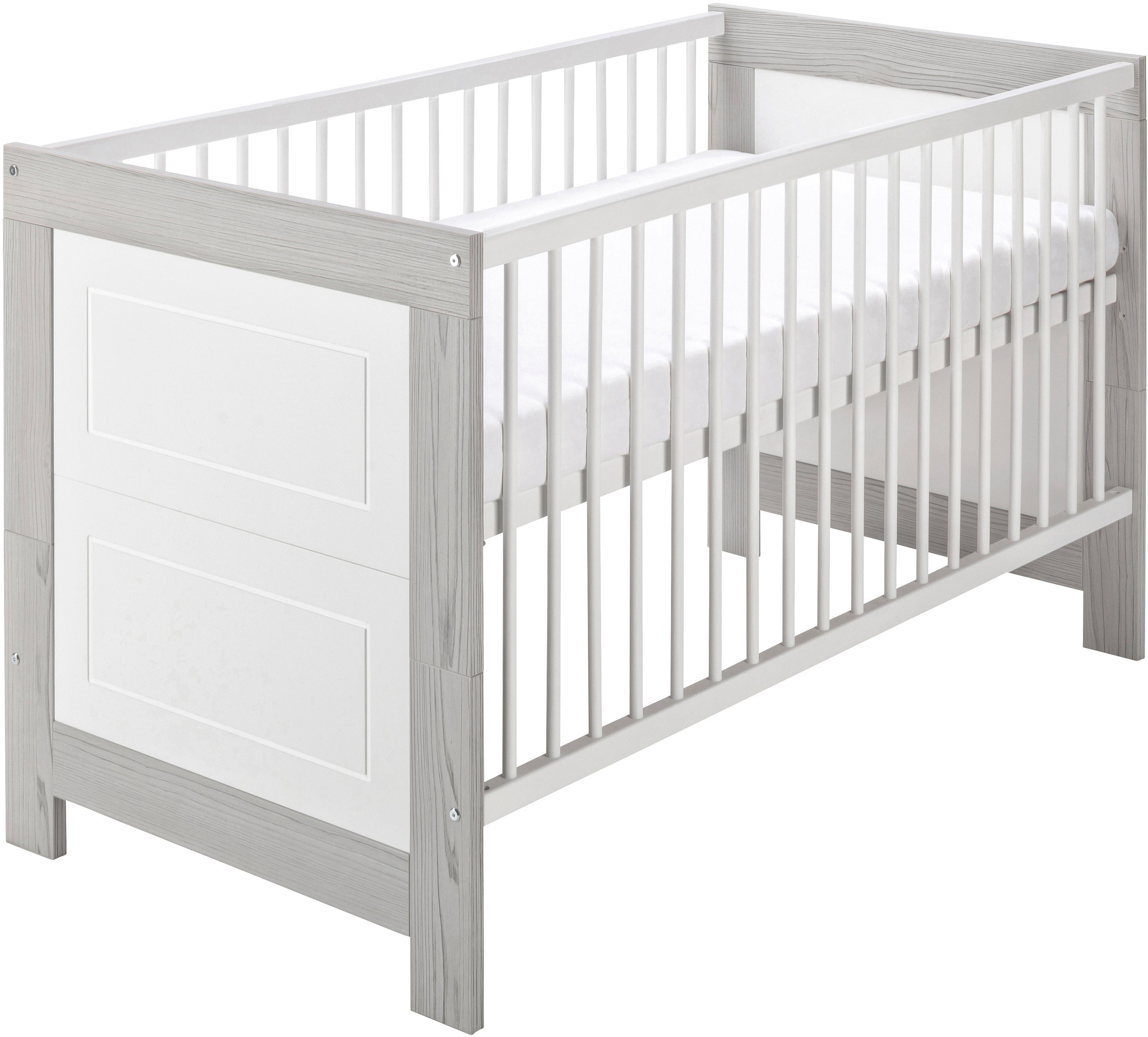 Schardt Babyzimmer-Komplettset Scandic, (Set, 3-St., Kinderbett, Kleiderschrank, Wickelkommode), Made in Germany; mit Kinderbett, Kleiderschrank und Wickelkommode