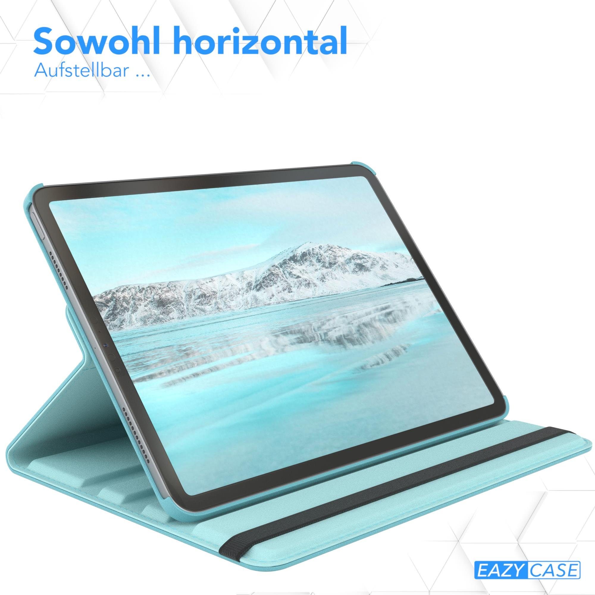 EAZY CASE Tablet-Hülle Rotation Case für iPad Air 4/Air 5 (2020/2022) 10,9 Zoll, Schutzasche für Tablets Flipcase Hülle Kratzschutz Displayschutz Blau