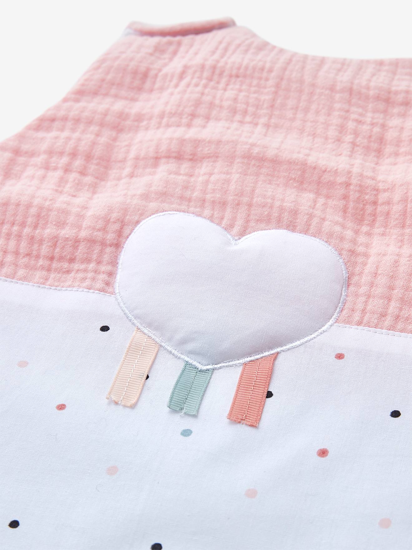 Gigoteuse sans manches LOVE LANGE rose / multicolore
