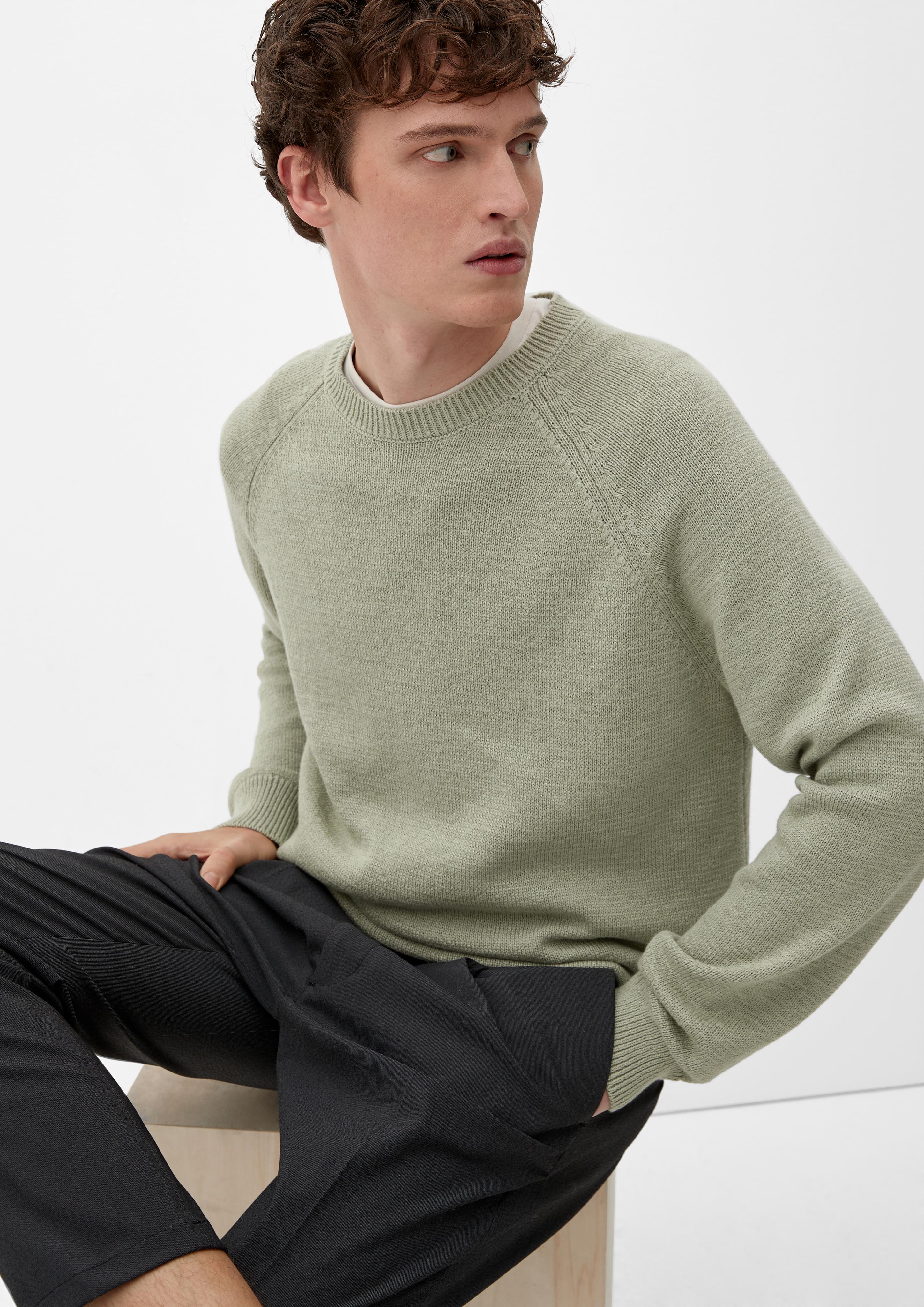 Strickpullover mit Raglanärmel  2129289-7802