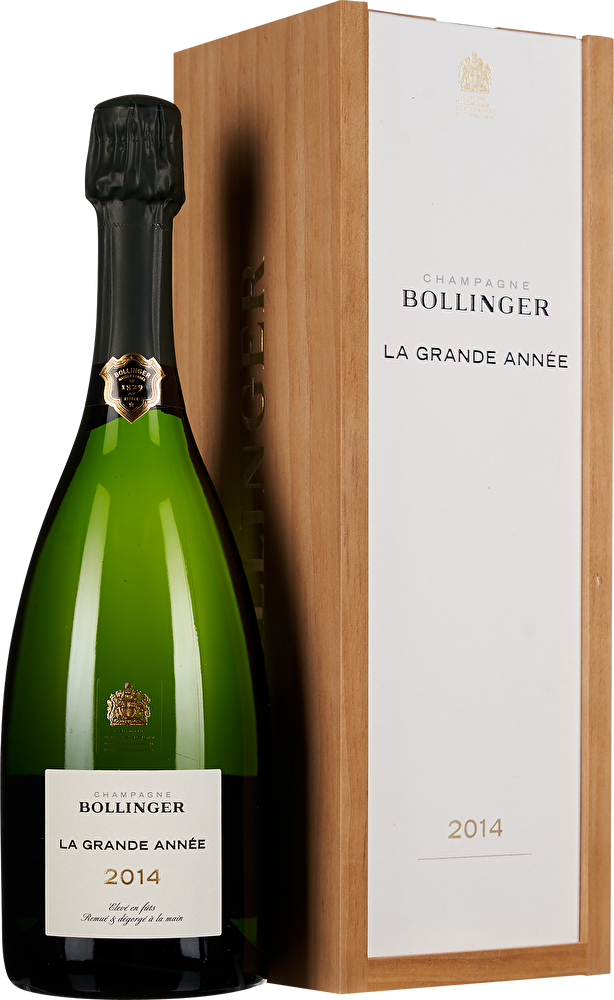 Bollinger Champagne Brut La Grande Année 2014 in Holzkiste