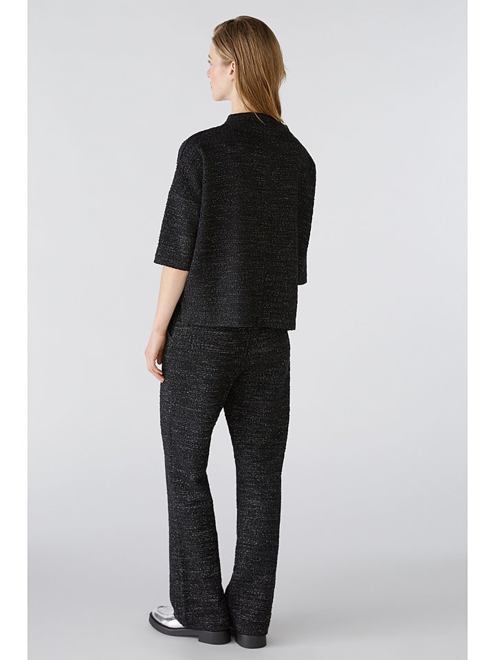 Oui Pullover in Schwarz günstig kaufen