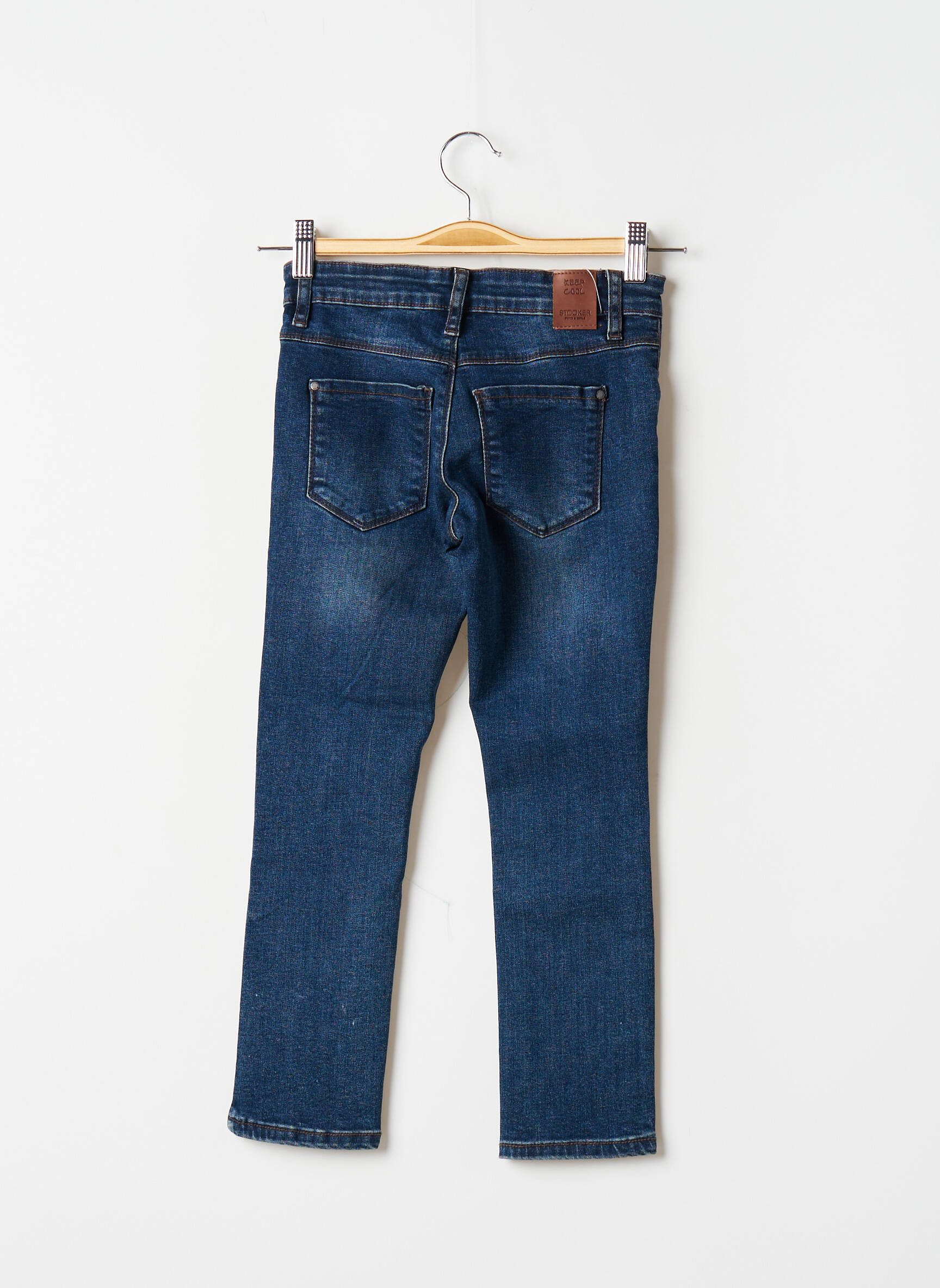 Stooker Jeans Coupe Slim Fille couleur bleu