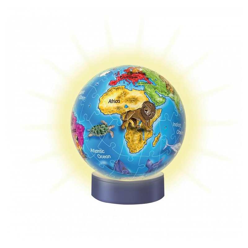 Puzzle 3D Globe illuminé 72 pièces