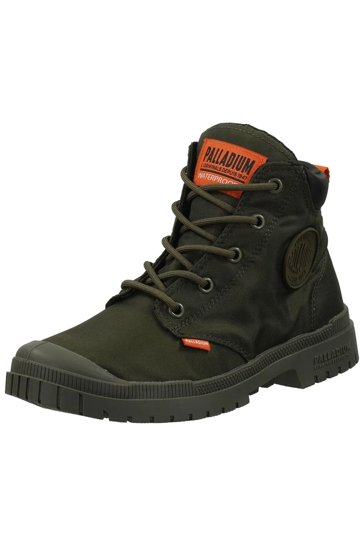 Palladium  Stiefelette - Grün - Blockabsatz