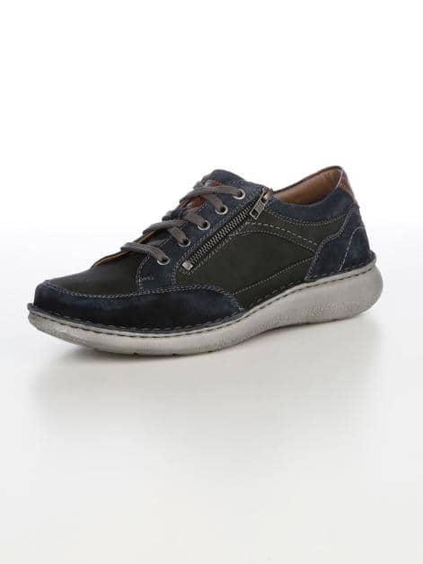 Schnürschuh mit zusätzlichem Reißverschluss