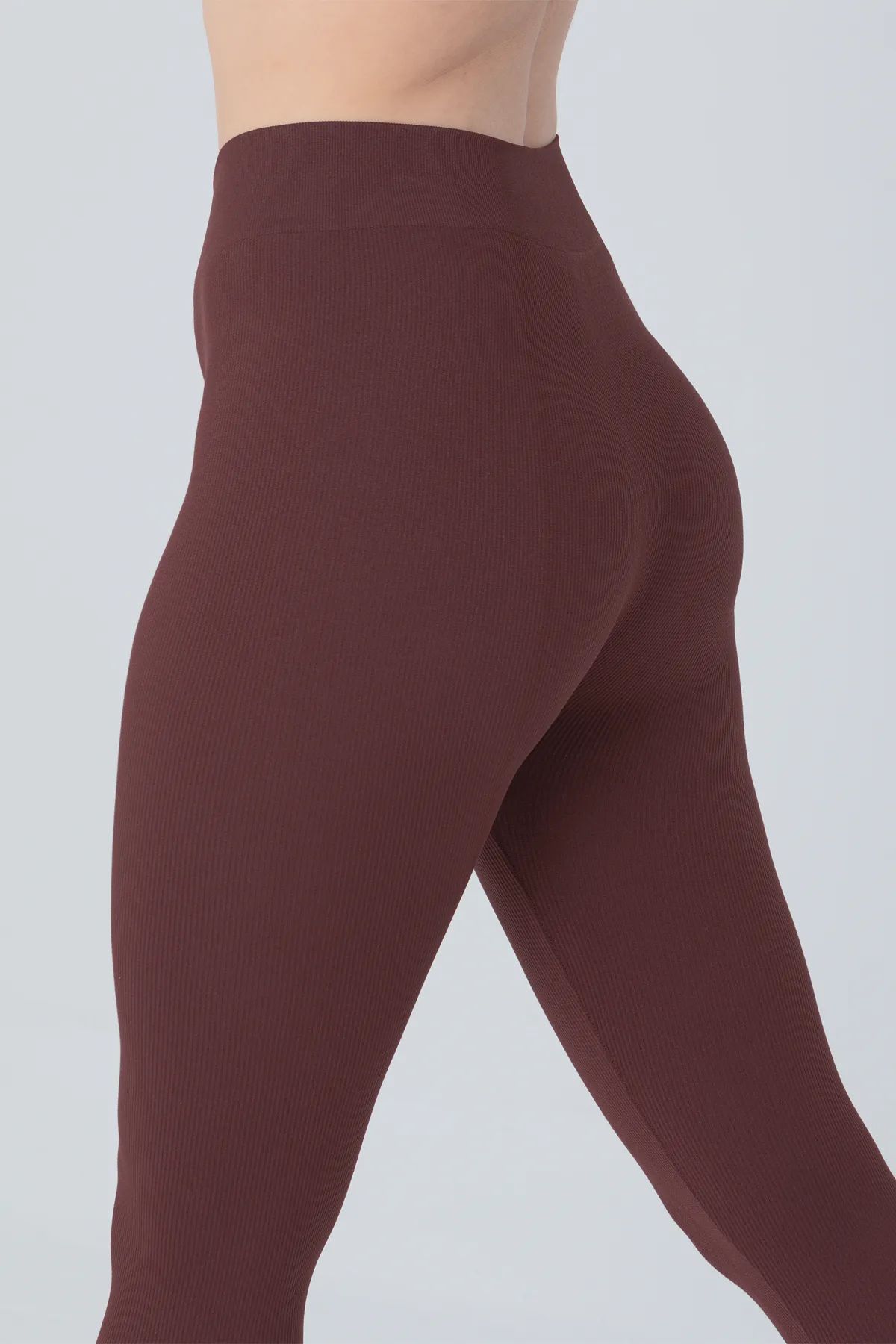 Doremi  Nahtlose gestrickte Leggings mit hoher Taille