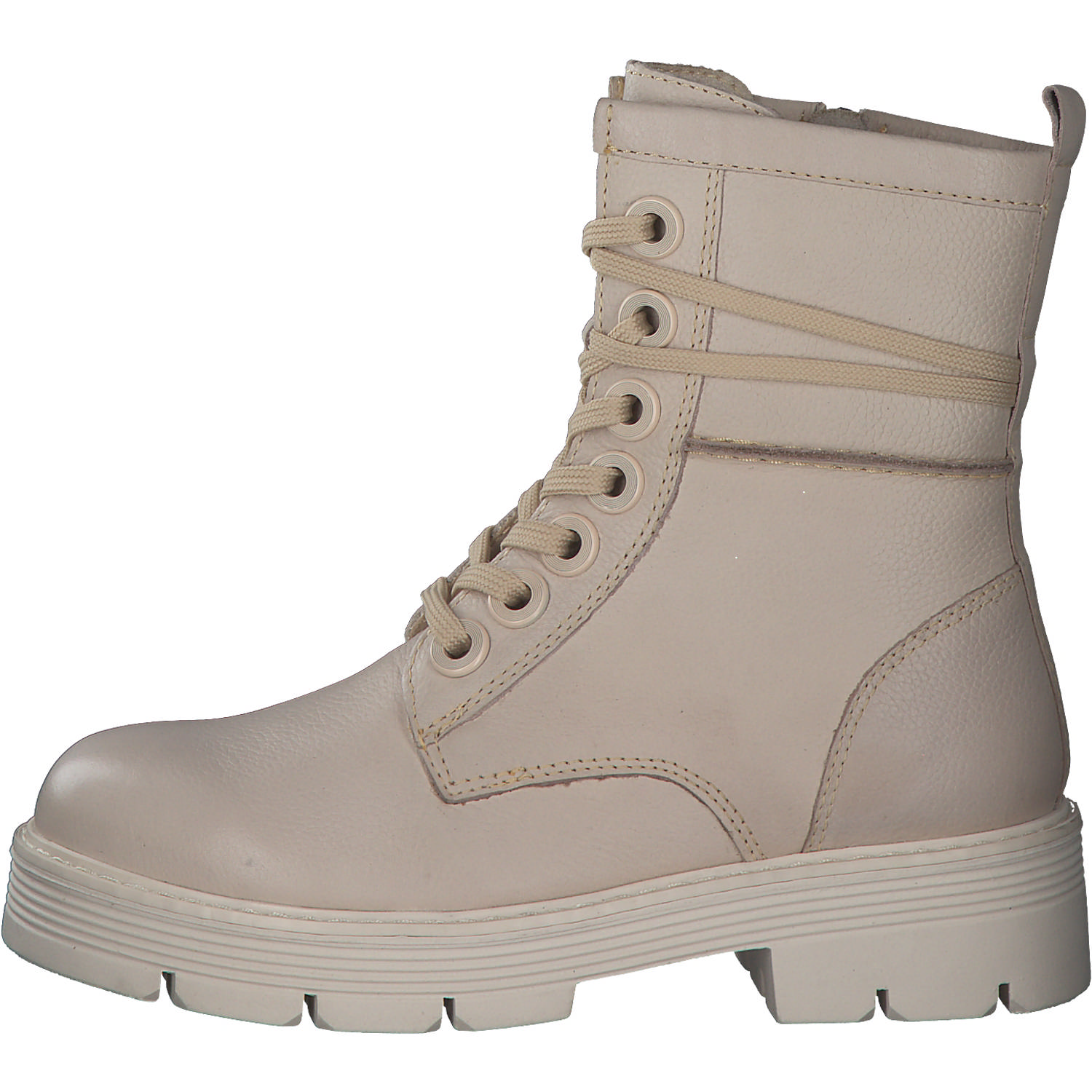 Marco Tozzi 25286, Schnürstiefeletten, Damen, cream