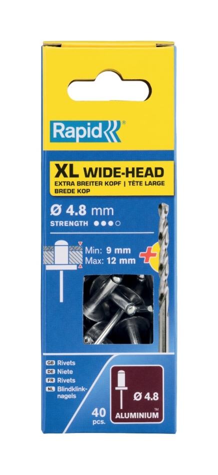 Rapid 5000665 XL slijepi klinovi Ø 4,8 x 16 mm 40 komada