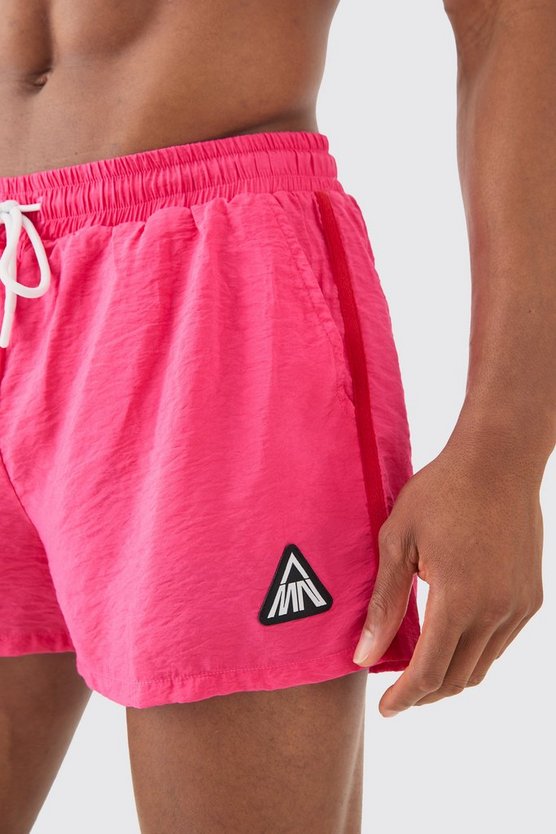 Super kurze Man Badehose in Knitteroptik