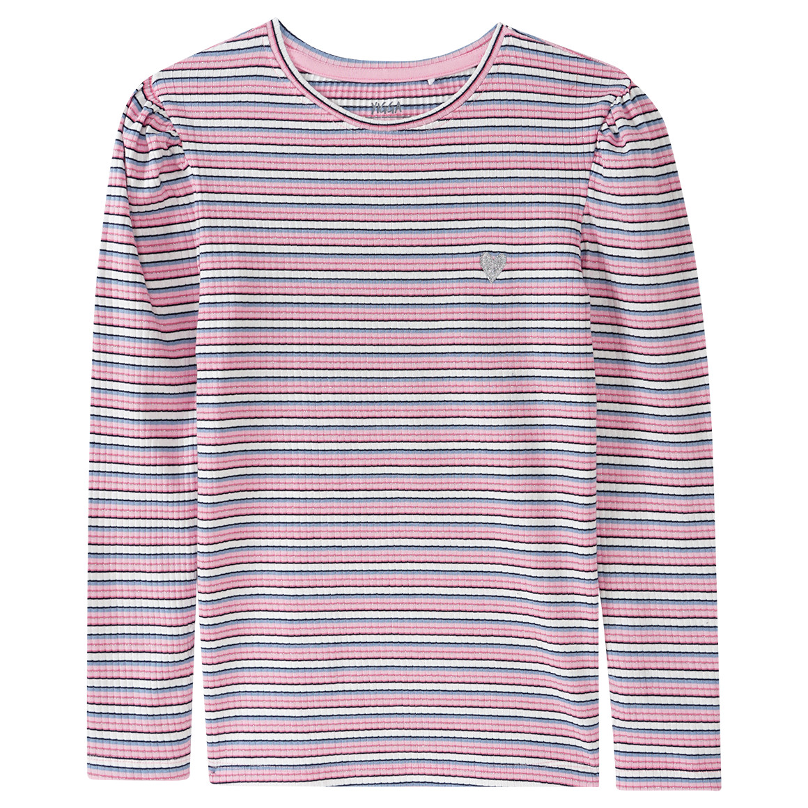 Mädchen Langarmshirt im Ringel-Look