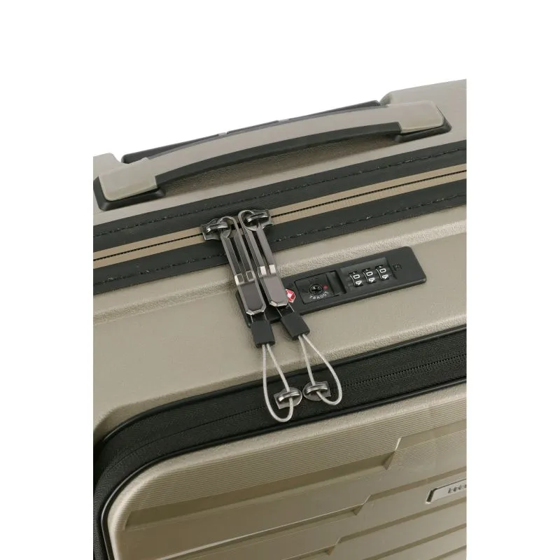 Travelite AIR BASE Trolley S m. Vortasche (4 Räder) - Champagner