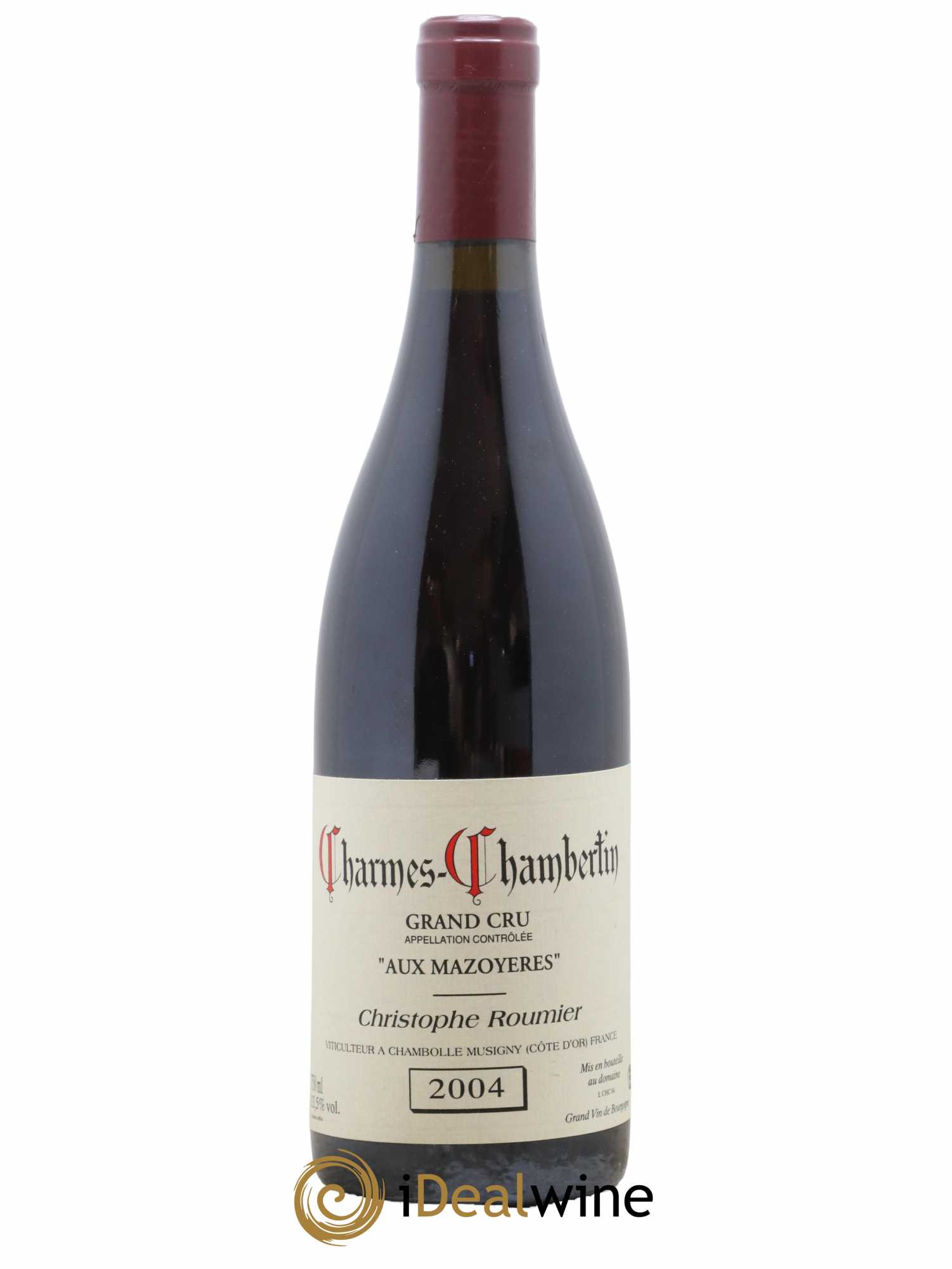 Charmes-Chambertin Grand Cru Aux Mazoyères Christophe Roumier  2004 - Lot de 1 Bouteille