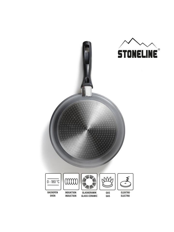 Stoneline Bratpfanne | ohne Deckel in Anthrazit | 24cm günstig kaufen Ø 24cm