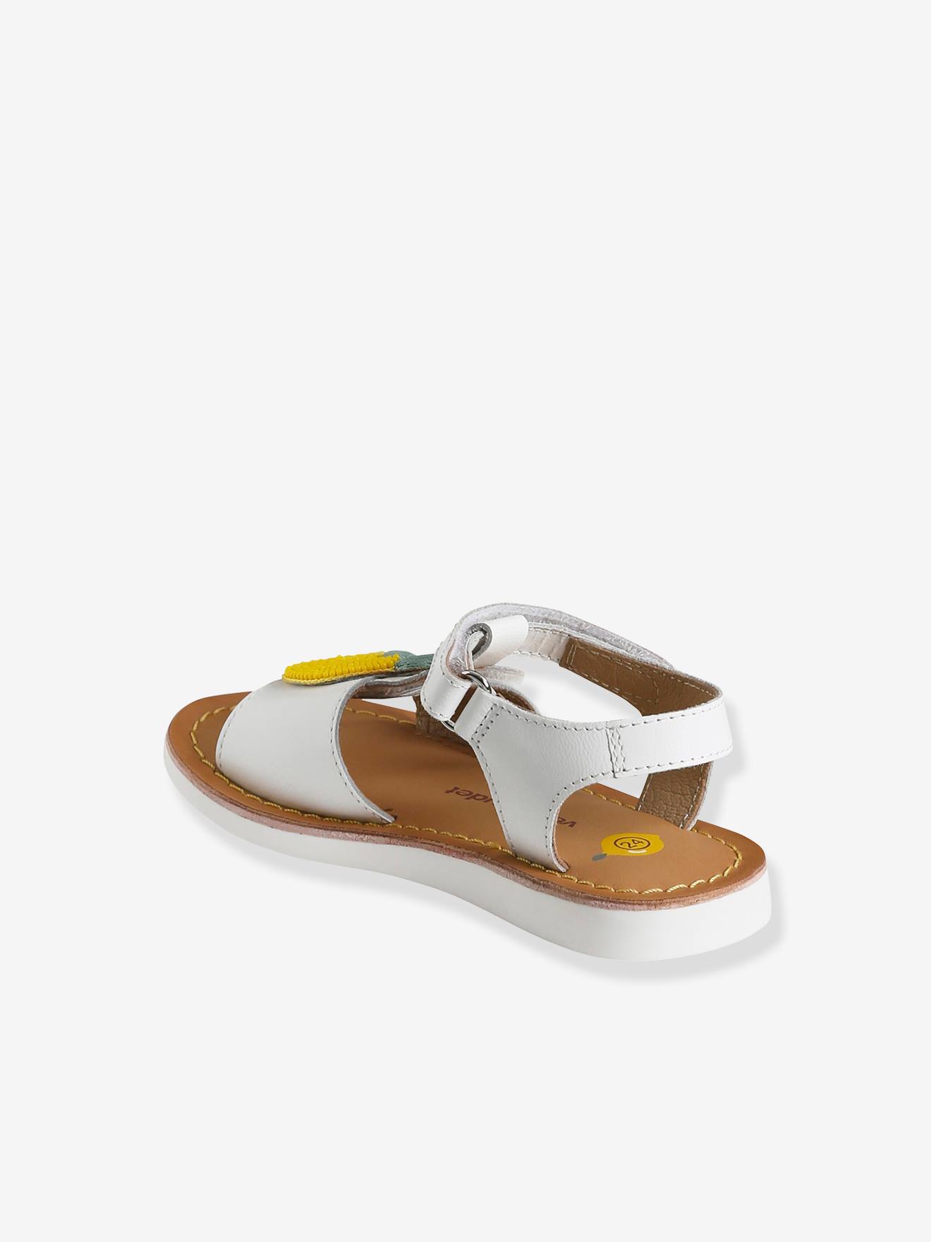 Vertbaudet Mädchen Sandalen - weiß