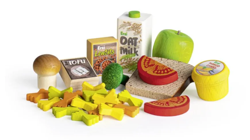 Erzi - Sortierung Vegan Kinder-Kaufladen und Spielküchen Zubehör
