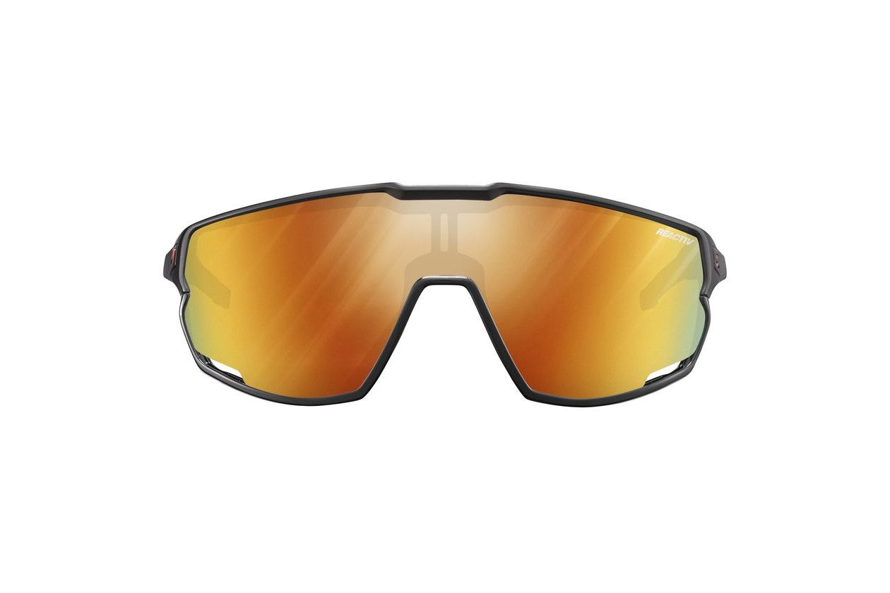 Julbo Rush Matt Schw / Glu00e4nzend Schw - Multilayer Rot