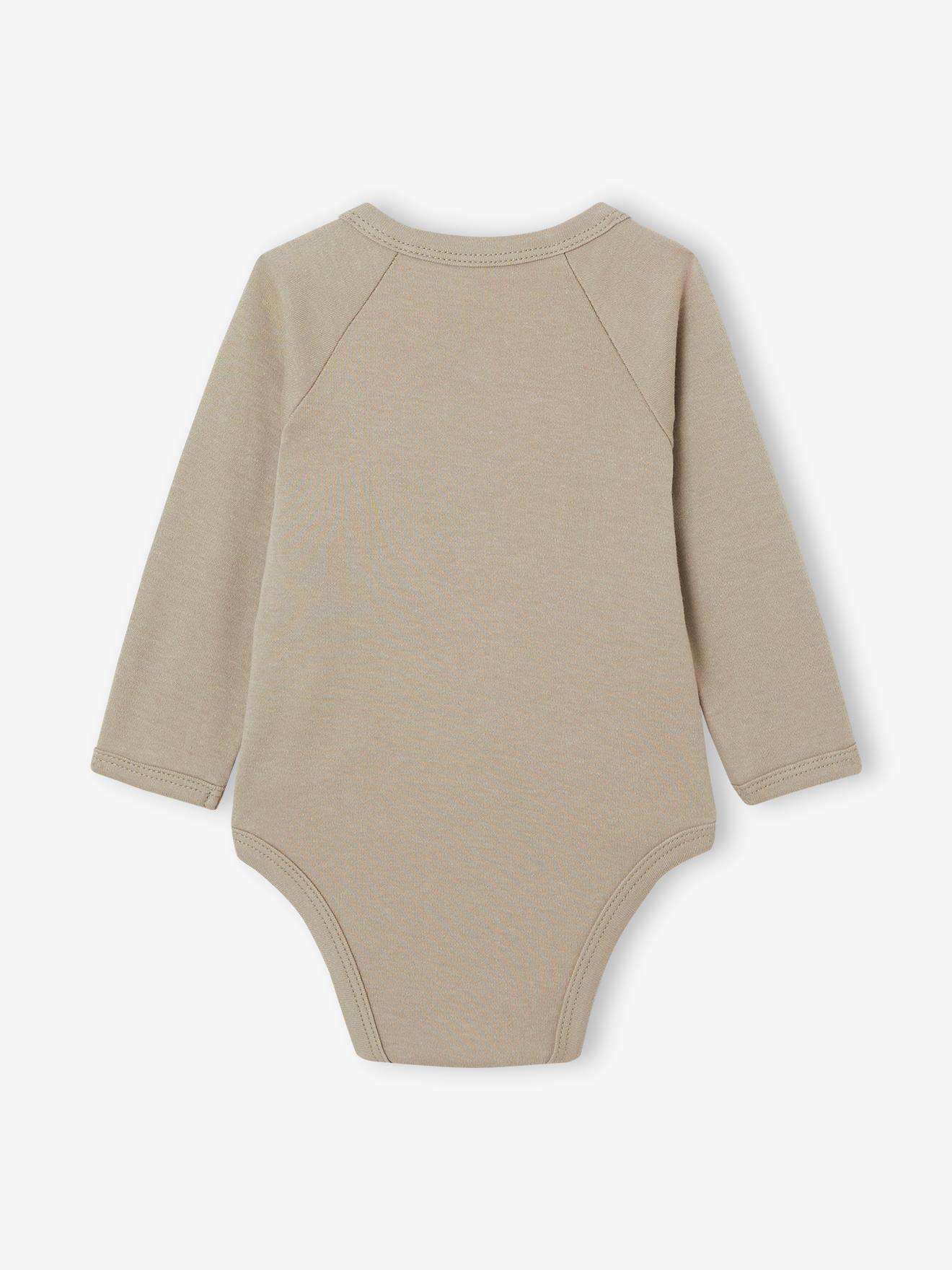 Vertbaudet Bio-Kollektion: 7er-Pack Baby Wickelbodys BASIC Oeko-Tex - mehrfarbig