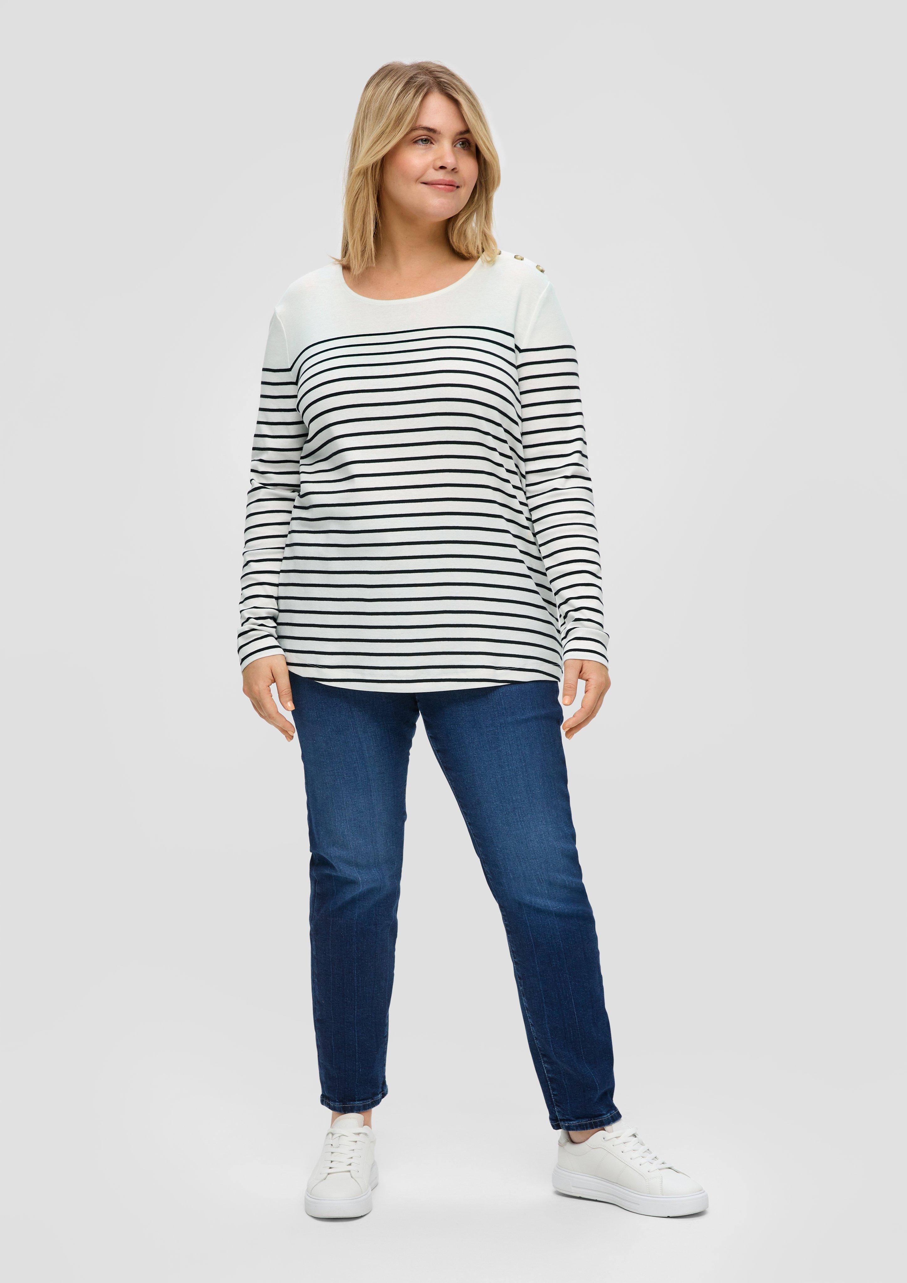 Longsleeve mit Streifen  2149231-99G3