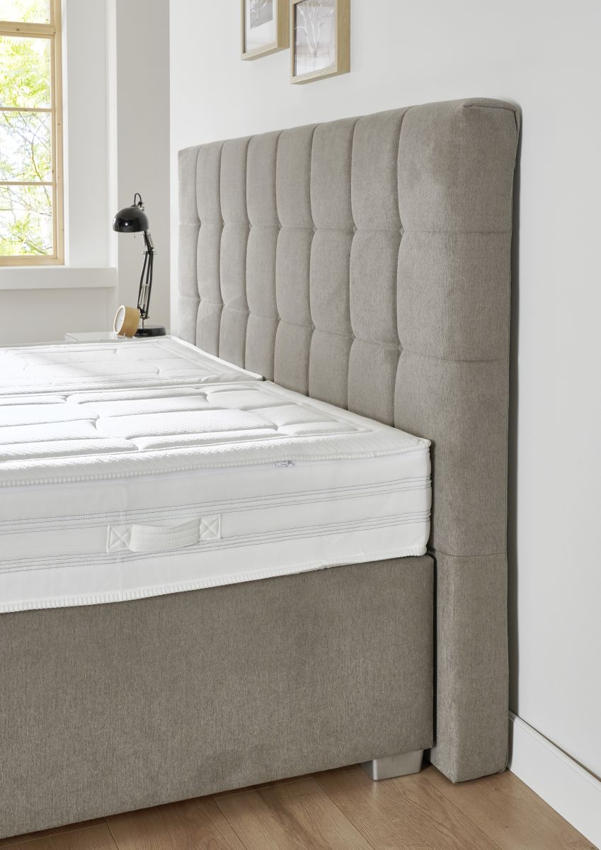 Oschmann Boxspringbett Ohio Ecru 180 x 200 cm