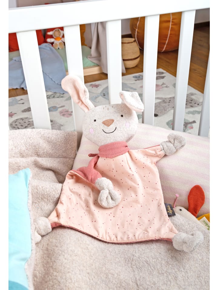 Sigikid Schnuffeltuch Hase in rosa/weiß günstig kaufen onesize