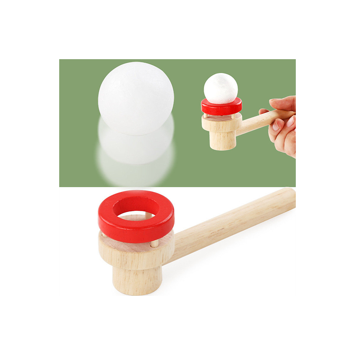 Aufblasbares Spielzeugset aus Holz für Kinder Eltern-Kind-Spielset zum Aufhängen für Kinder