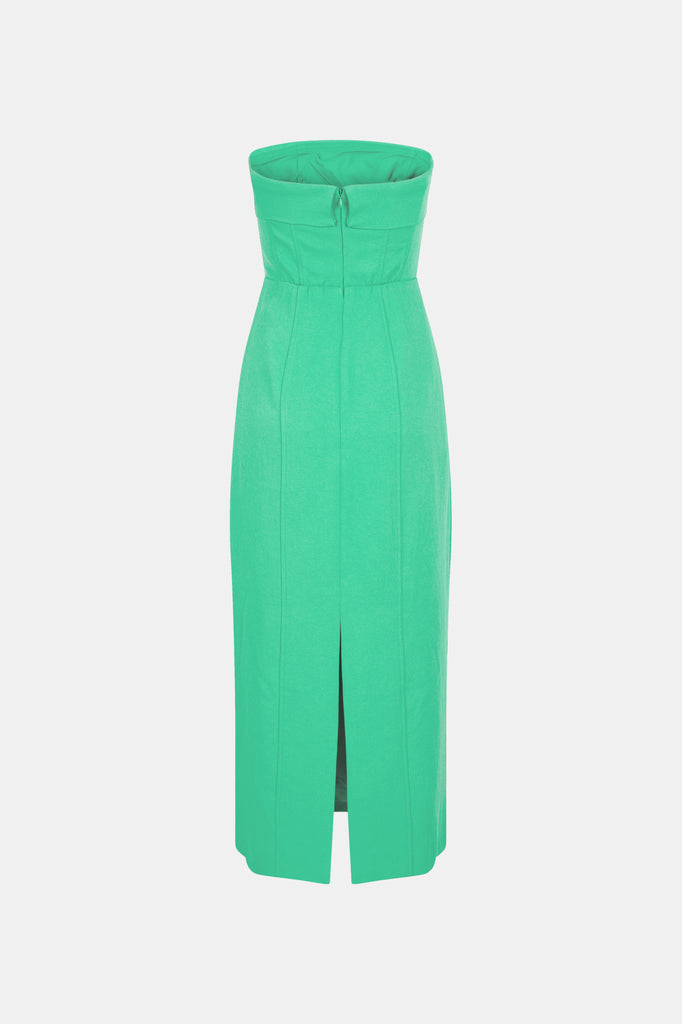 Robe Midi Bustier Oyster