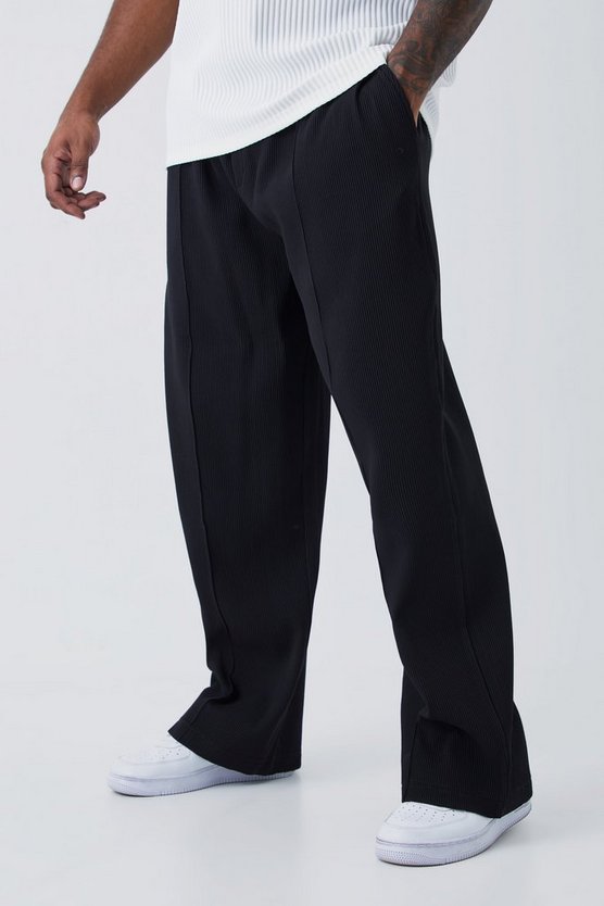 Plus lockere Hose mit elastischem Bund
