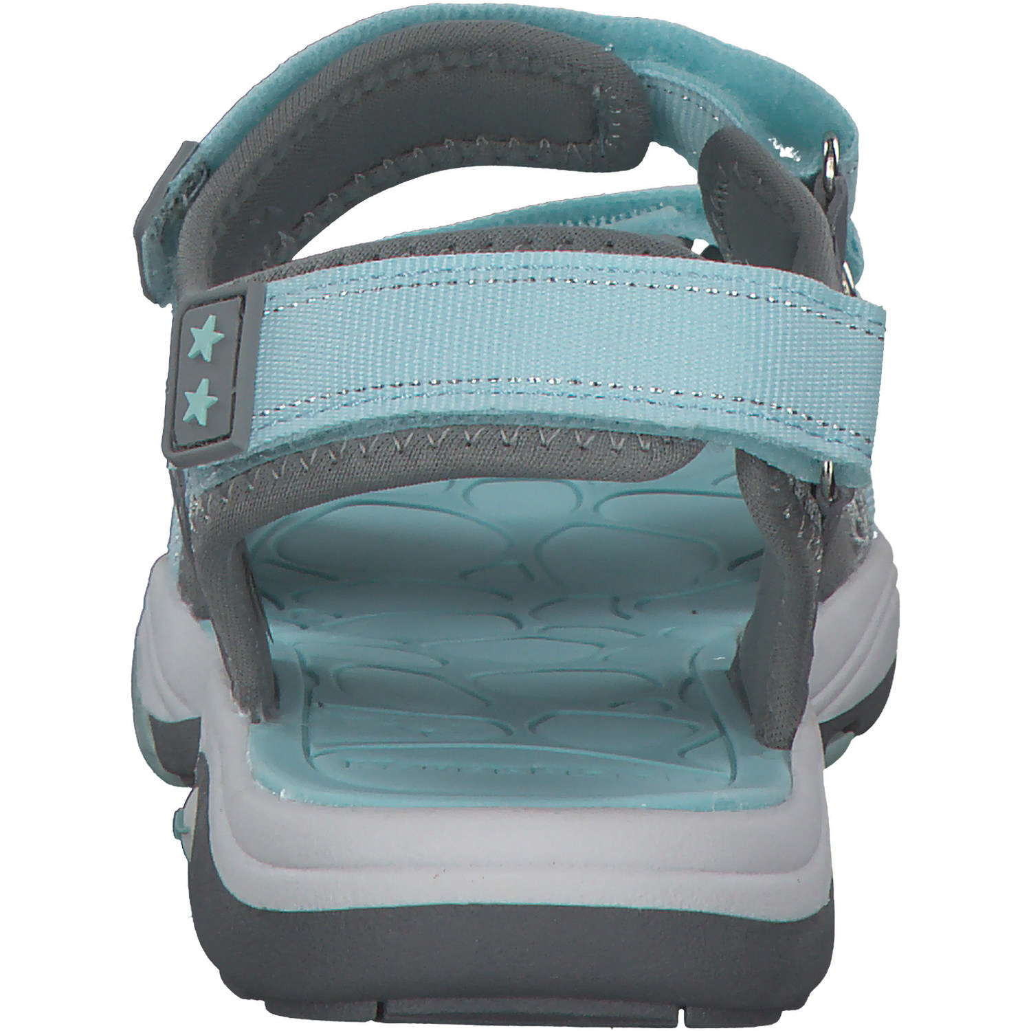 KangaROOS K-Leni Kira 10045, Sandalen (Kinder), Kinder, türkis/grau