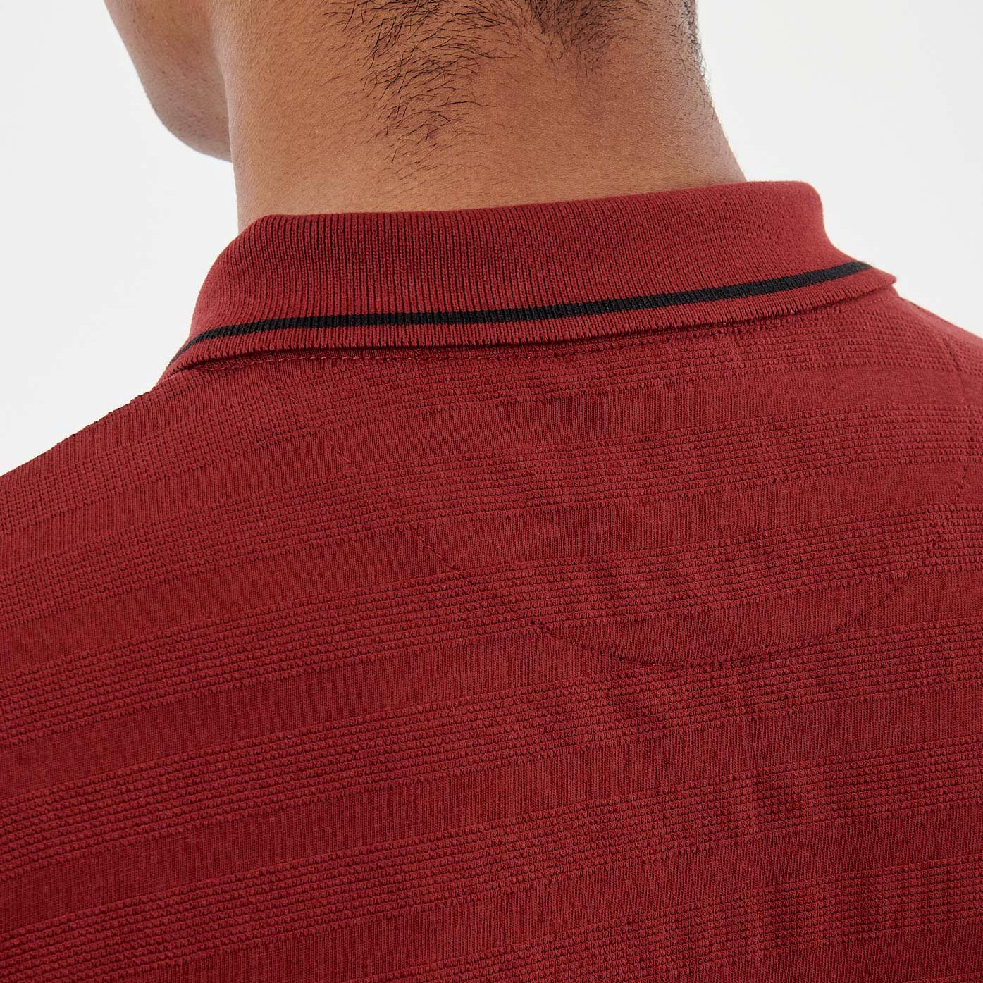 TURN   Polo bordeaux homme 100% coton