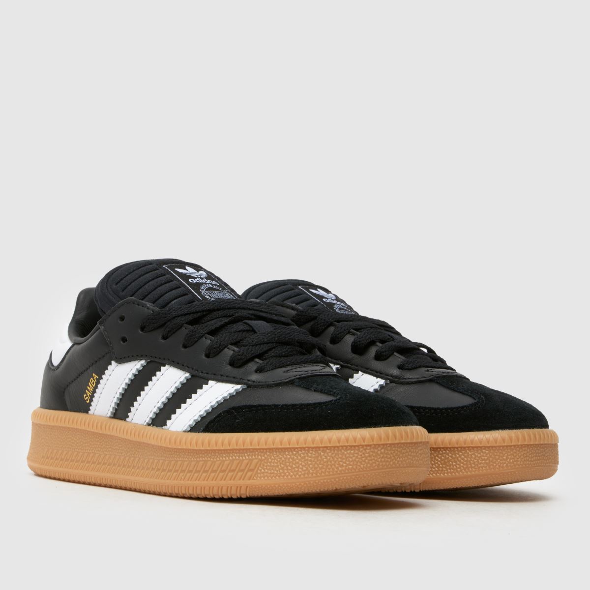 adidas fekete-fehér Samba XLG gyerek edzőcipők