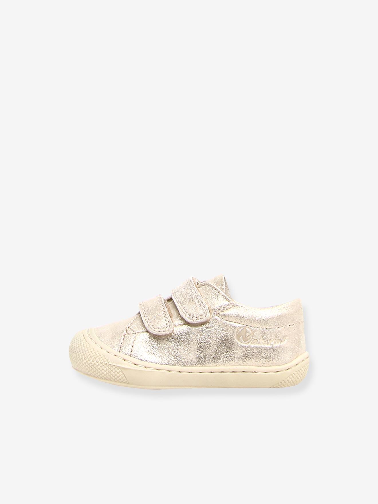 Naturino Baby Lauflernschuhe mit Klett Cocoon NATURINO - silber