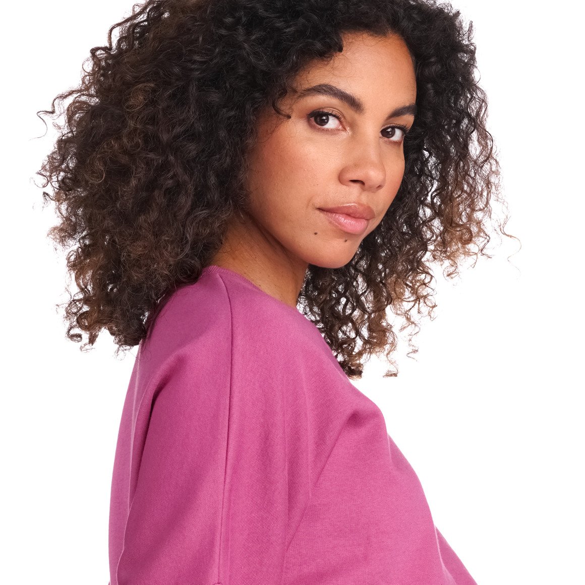 Damen Umstands-Sweatshirt im Boxy-Style