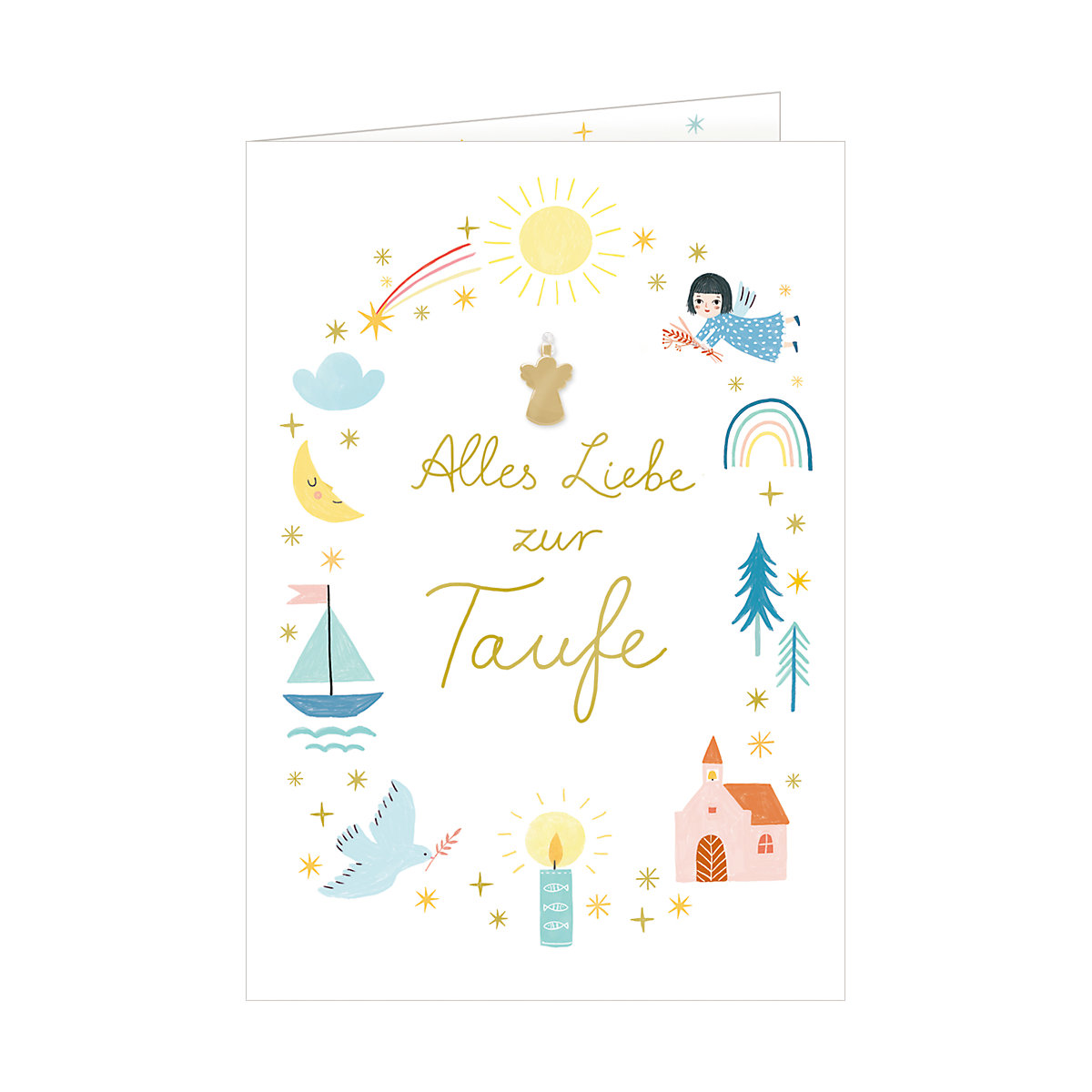 Grußkarte - Alles Liebe zur Taufe