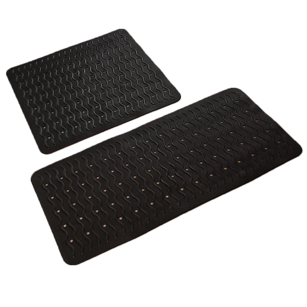 Ridder Badewanneneinlage Playa ca. 38x80 cm, schwarz, 100% TPE