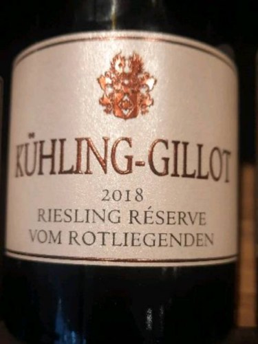 Kühling-GillotVom Rotliegenden Riesling Reserve 2018
