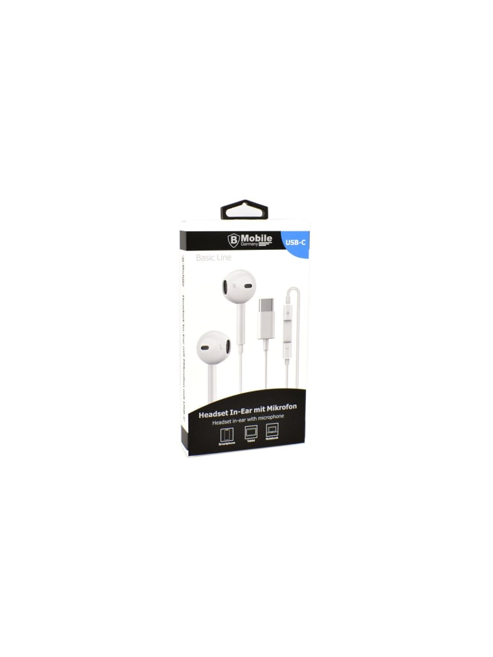 COFI 1453 Headset In-Ear mit USB-C-Anschluss - (BASIC LINE) in Schwarz günstig kaufen onesize