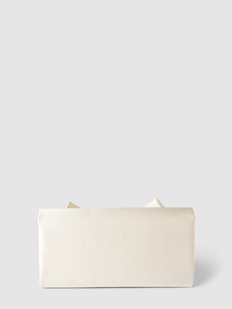 Clutch mit Schleifen-Detail in gold