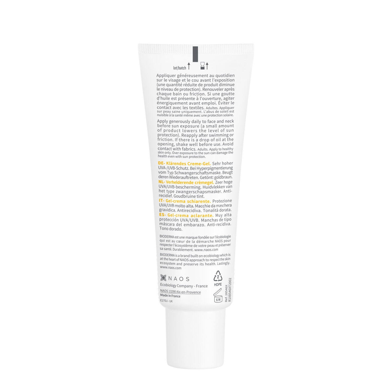 Bioderma Photoderm M Gel-Crème Clarifiante Dorée - Anti-Récidive - SPF50+ 40 ml