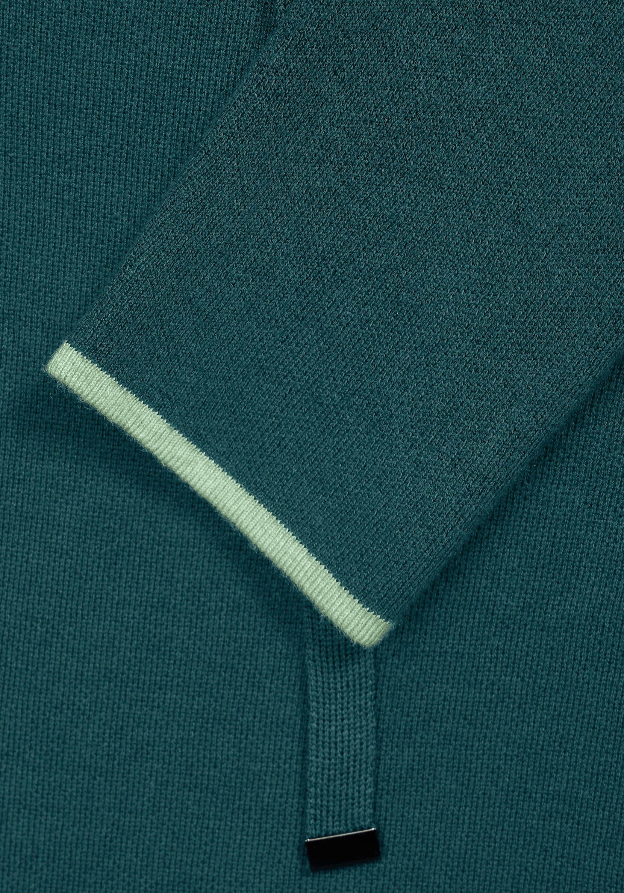 Cecil Stehkragenpullover in Doubleface Optik