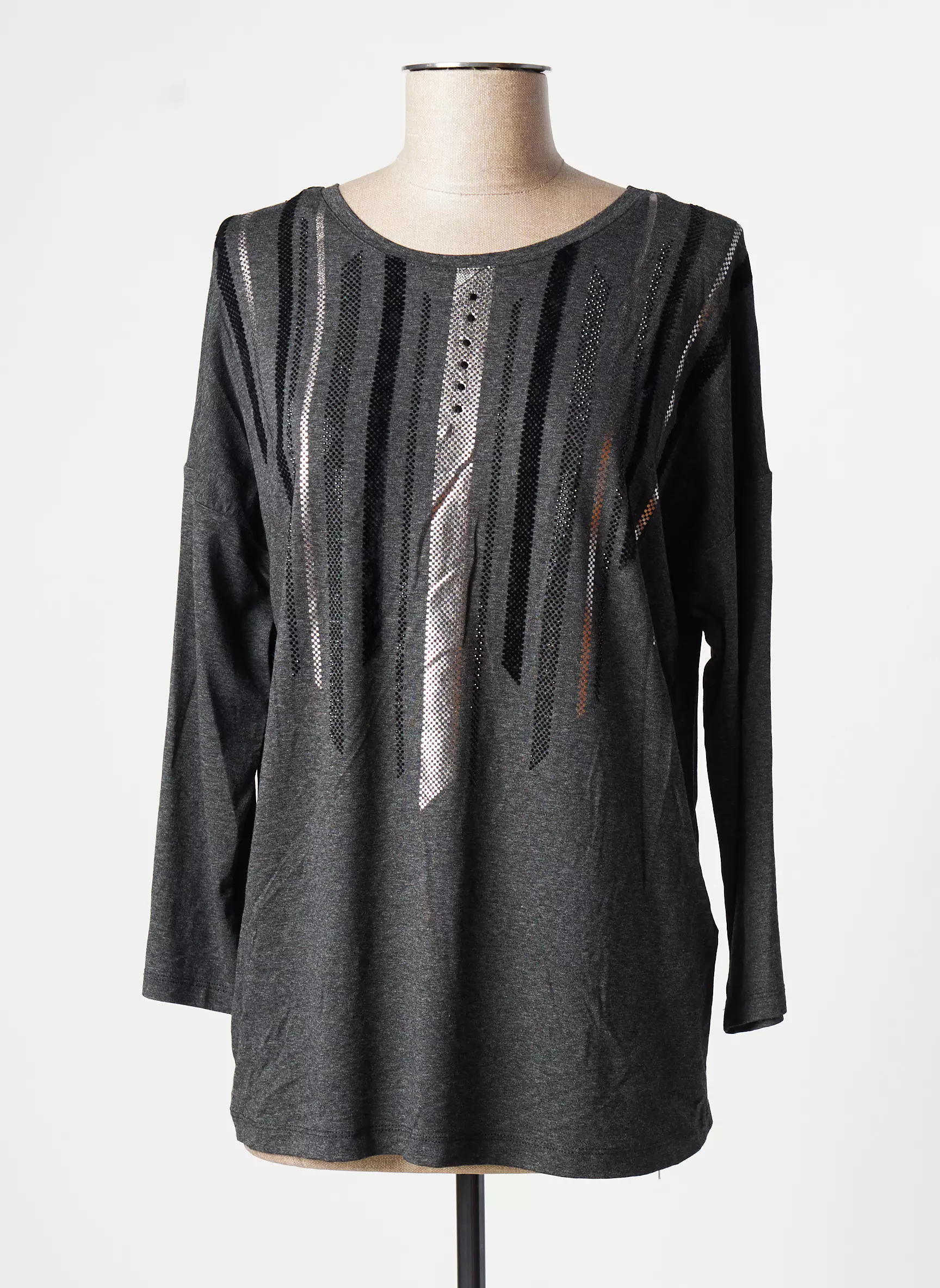 Christine Laure Tshirts Femme couleur gris