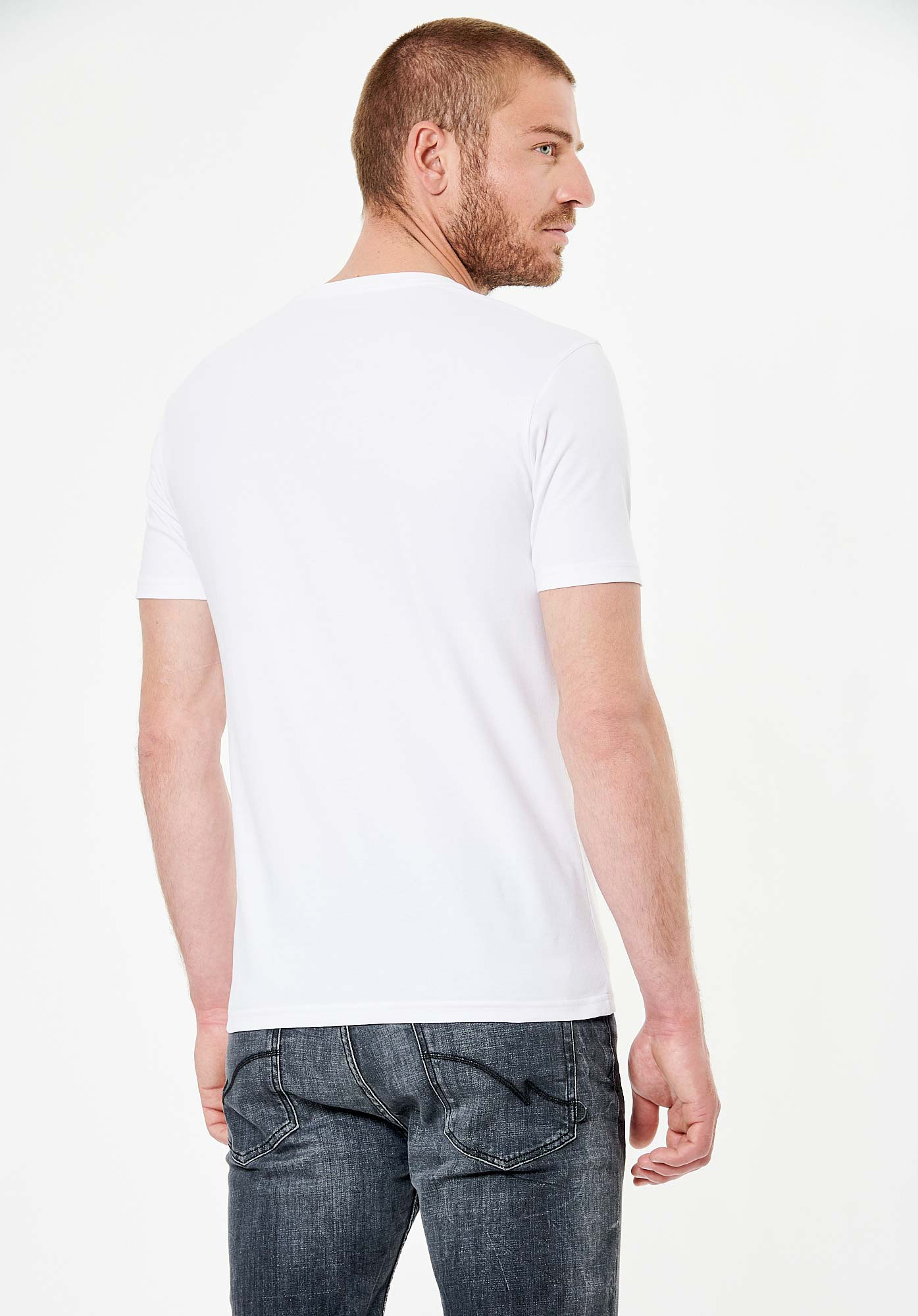 RUPER  T-shirt blanc homme