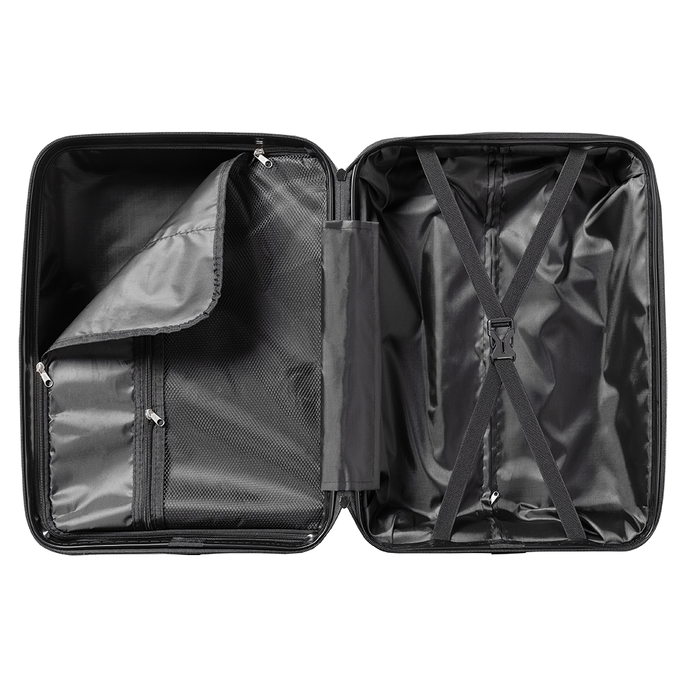 Toptex Kofferset 3-teilig schwarz