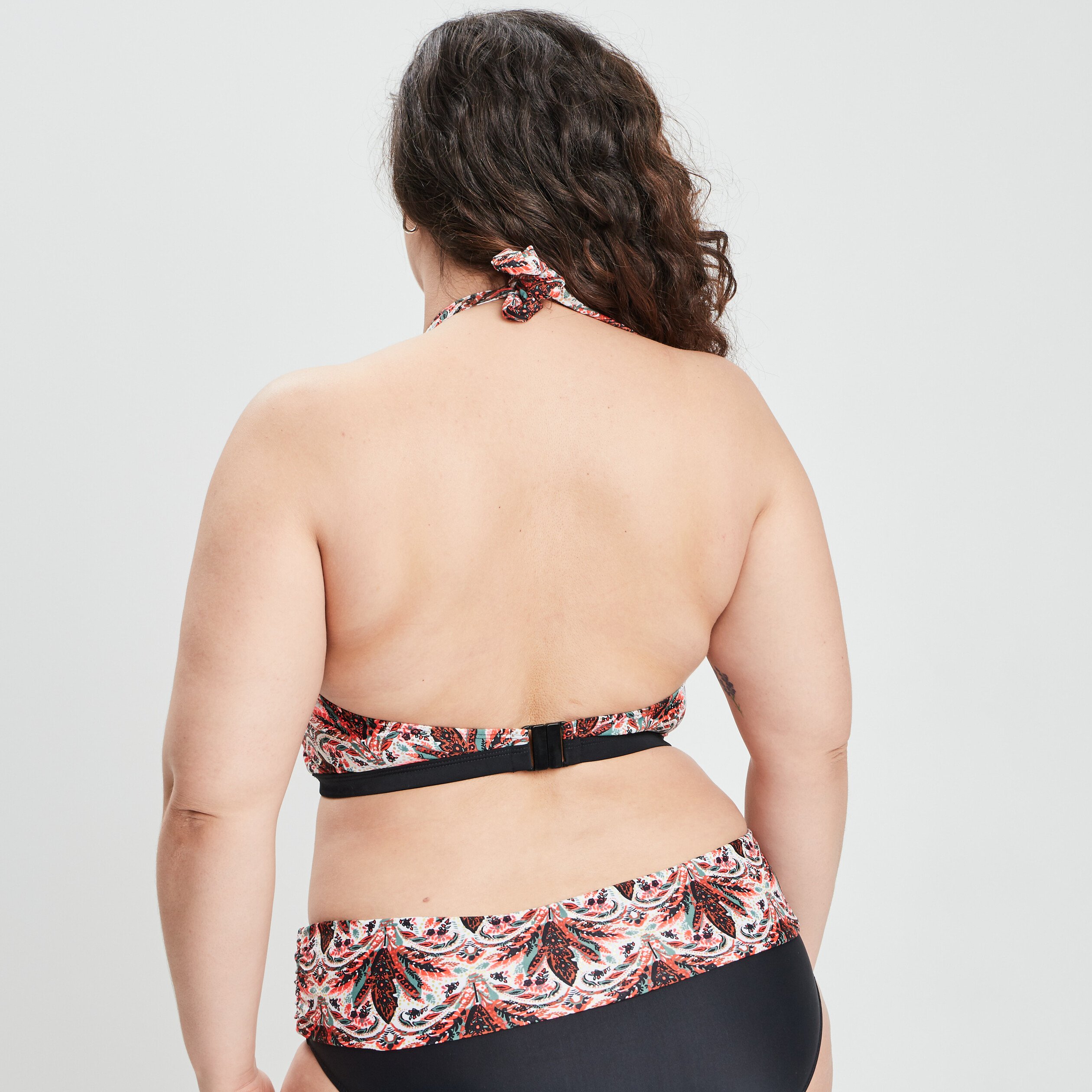 Haut de maillot de bain blanc femme grande taille | La Halle