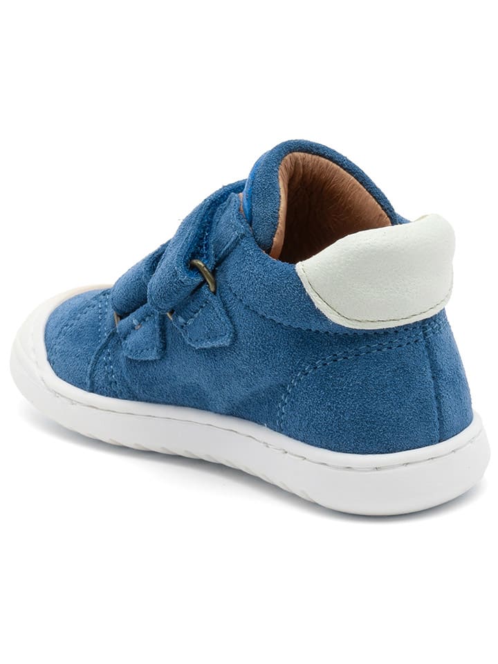 bisgaard Leder-Lauflernschuhe in Blau/ Weiß günstig kaufen