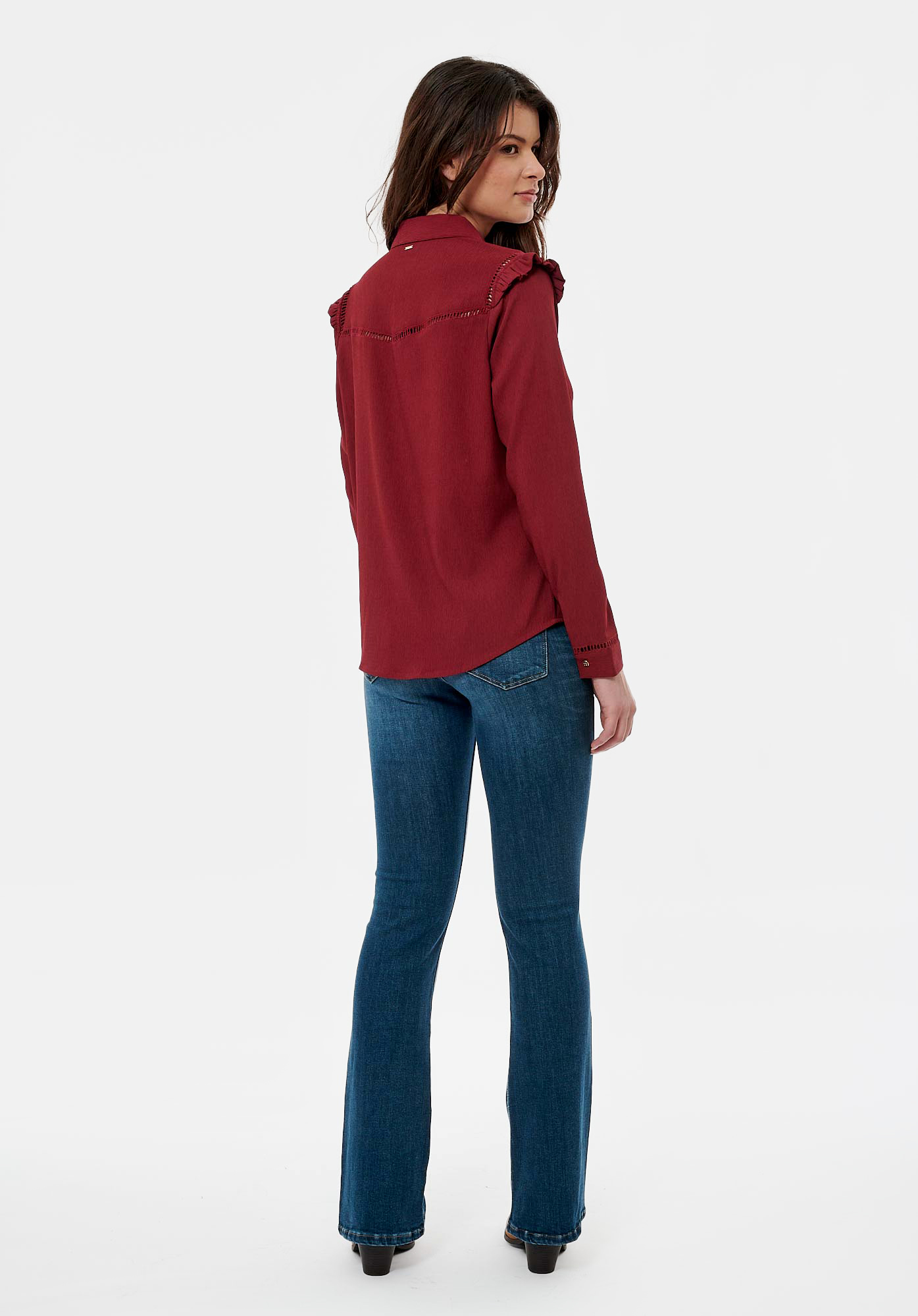 BRIAN  Chemise fuchsia femme