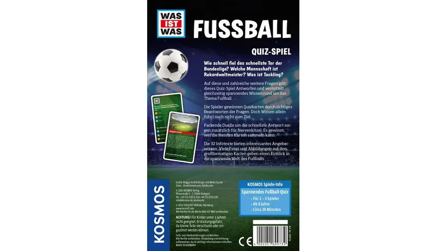 KOSMOS - Was ist Was - Fußball - Quiz